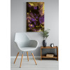  Purple over gold. Amethyst: modern abstract painting New Media - canvas print signed and numbered